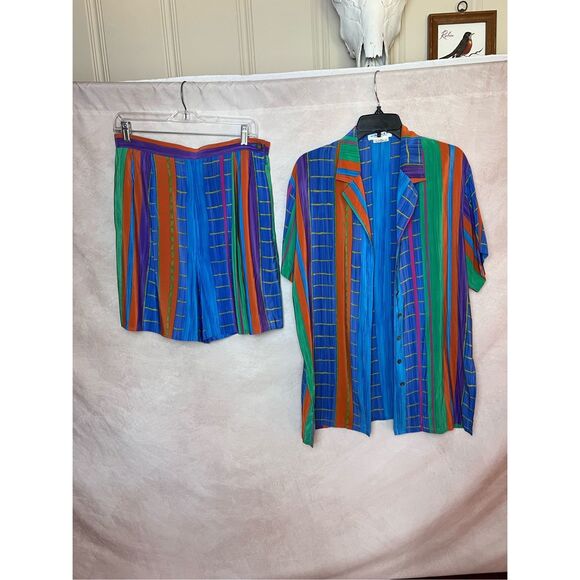 Vintage Plus Size Short Set - Picture 1 of 9